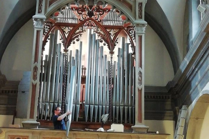Santuario Bocca di Rio, organo restaurato
