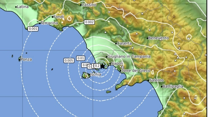 Terremoto Pozzuoli 16 marzo 2022