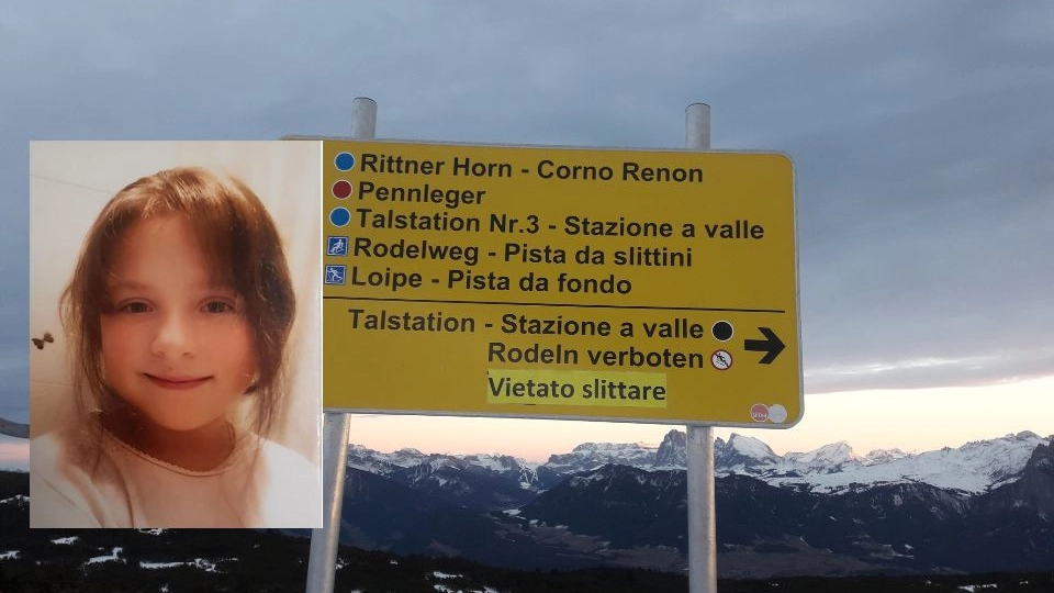 Emily Formisano, il cartello corretto in italiano: "Vietato slittare"