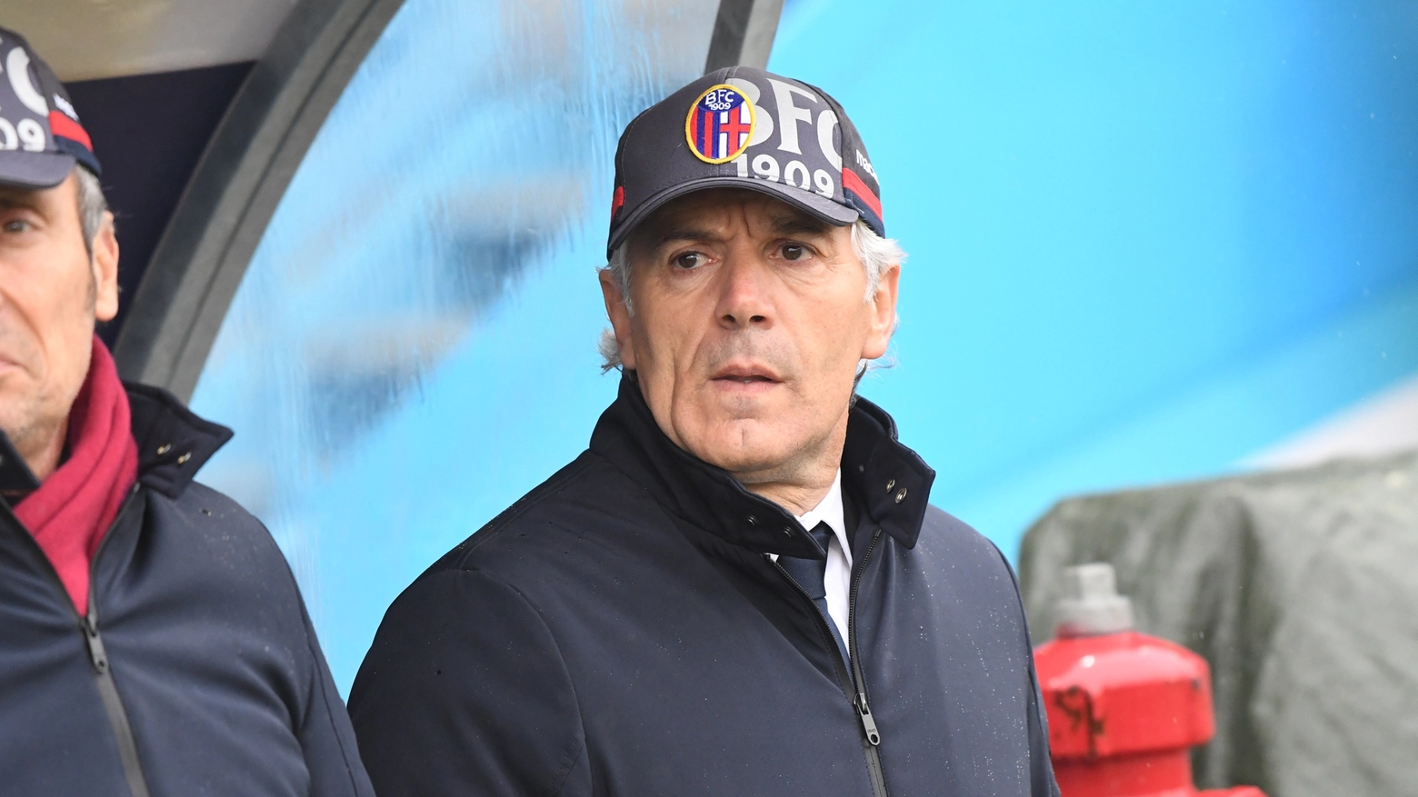 Roberto Donadoni in panchina a Ferrara (foto Schicchi)