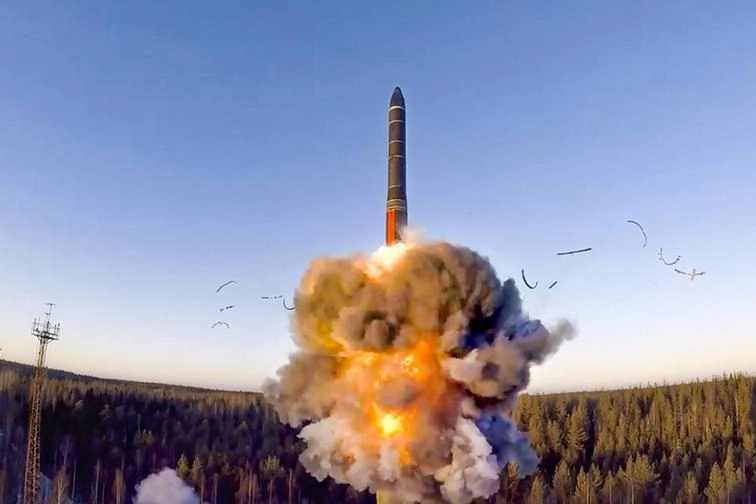 Il missile in un'immagine di Rsi