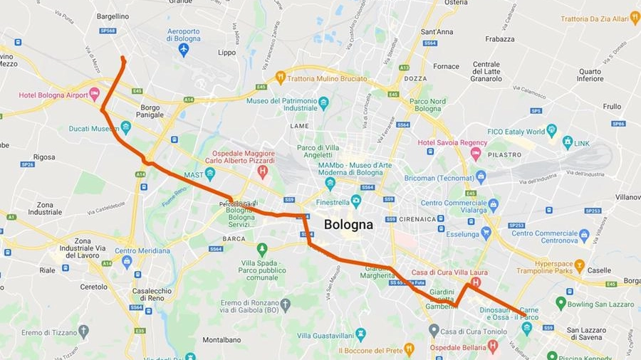 Il passaggio del Giro fra Bologna e provincia