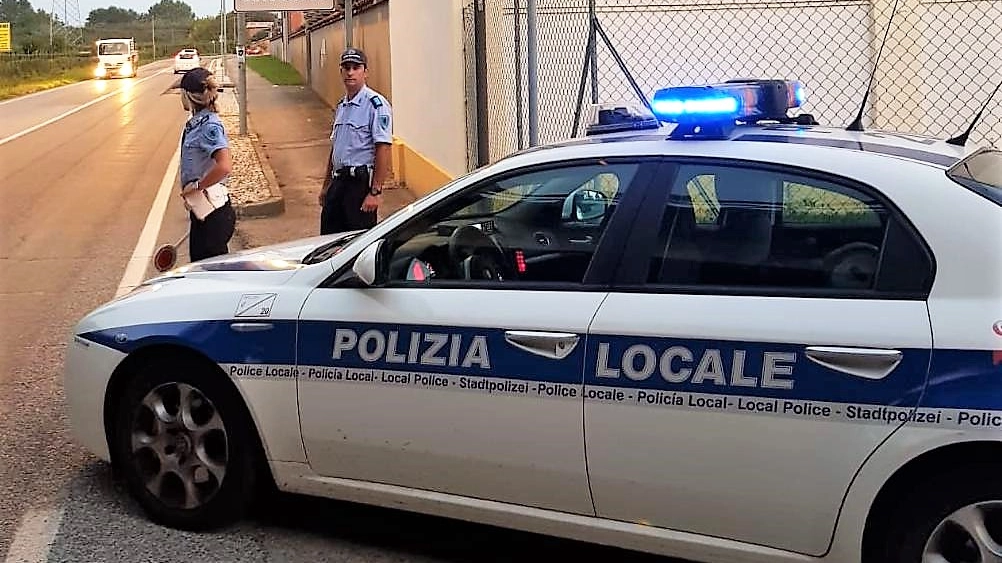Incidente a San Lazzaro, è intervenuta la polizia locale (Foto archivio Scardovi)