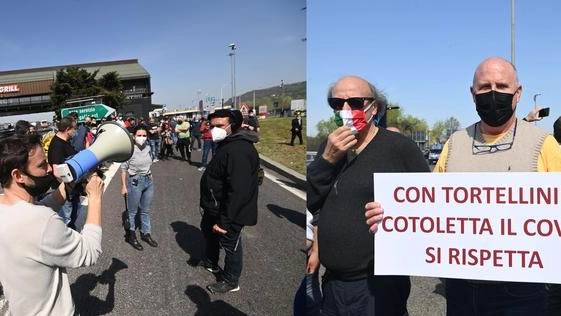 Ristoratori in protesta in A1 (FotoSchicchi)