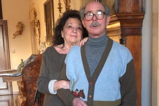 Il signor Eugenio Micele con la moglie Giuliana