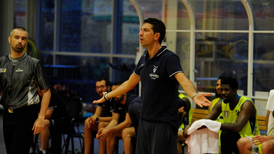 Coach Martino poco soddisfatto della prova (foto Ciamillo)