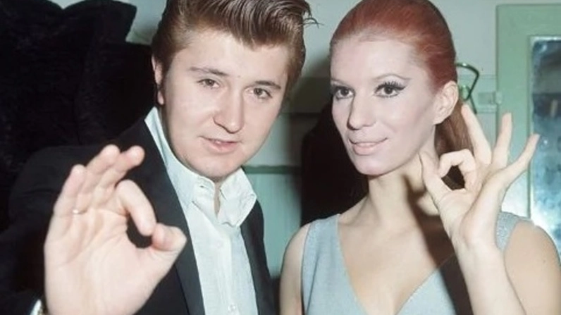Iva Zanicchi con Bobby Solo nel 1969, anno di 'Zingara'