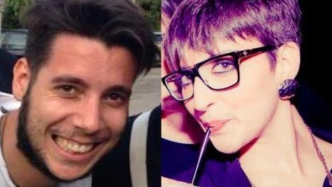 Riccardo Maglianesi, 27 anni, e Chiara Magnamassa, i due ragazzi di Macerata morti nell’esplosione di una palazzina a Milano (Foto Ansa e Newpress)