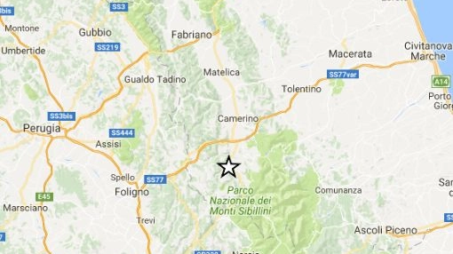 Terremoto 4 febbraio 2017, l'epicentro della scossa di magnitudo 3.7 nelle Marche (Ingv)