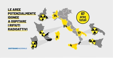 Rifiuti radioattivi in Italia: pronta la mappa con le aree idonee. Le regioni coinvolte