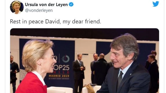 Il tweet di Ursula von der Leyen