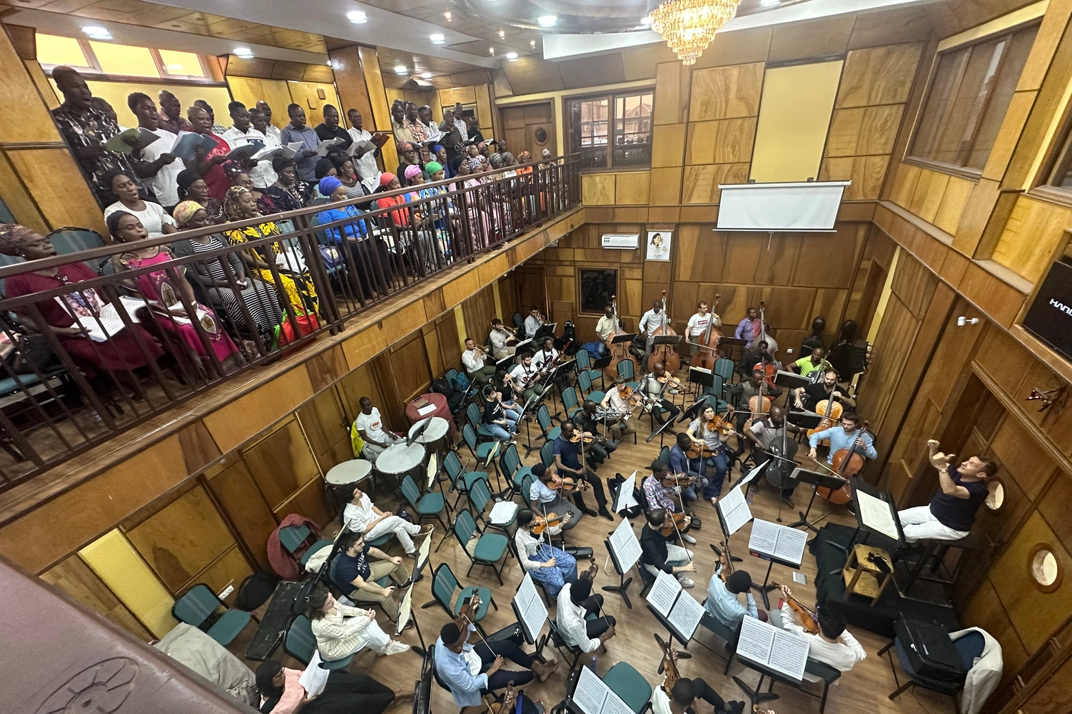 Young Musicians European Orchestra, la masterclass in Congo