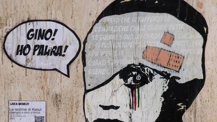 “Le lacrime di Kabul”, l’omaggio a Gino Strada di Laika