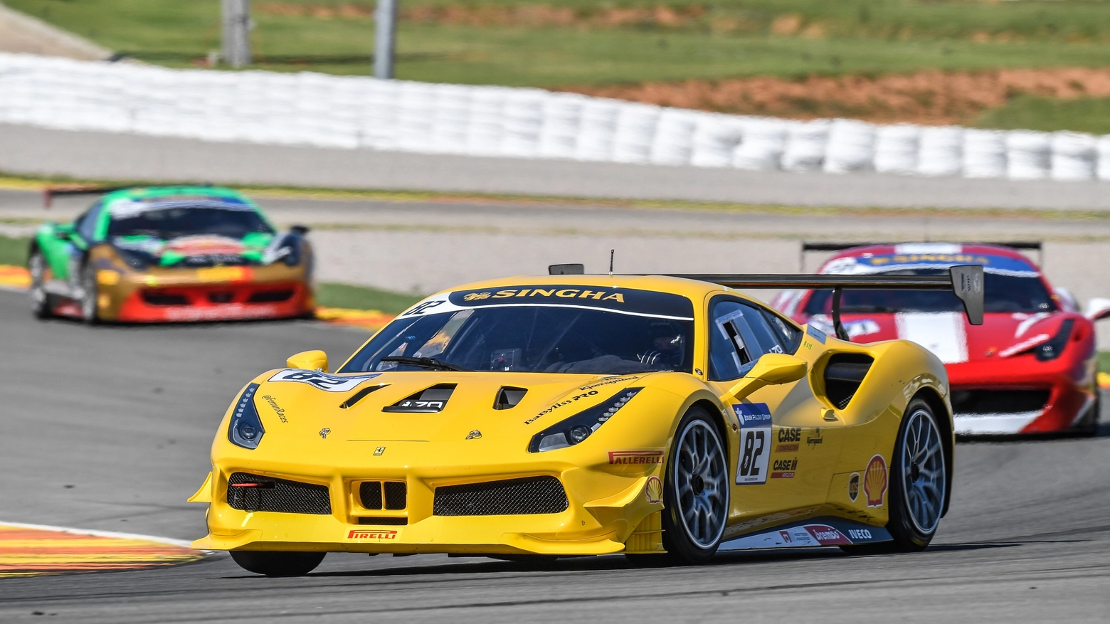 I bolidi del Ferrari Challenge in Autodromo