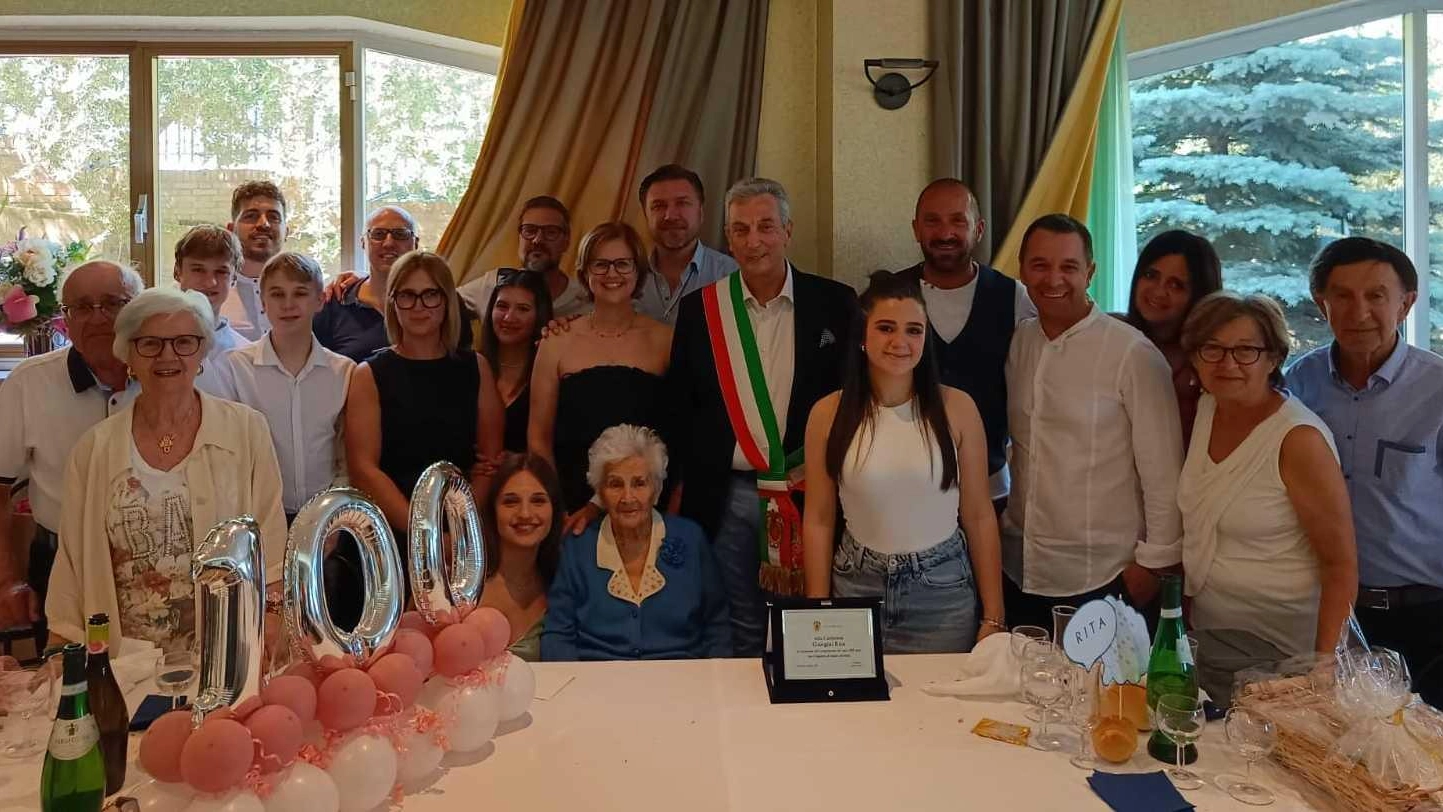 Rita Giorgini festeggia un secolo
