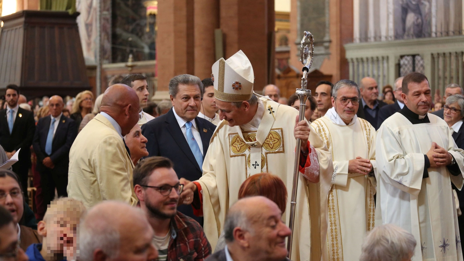 Bologna, il vescovo Zuppi alla messa di San Petronio (FotoSchicchi)