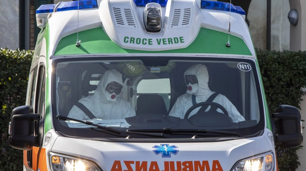 Un'ambulanza della croce verde