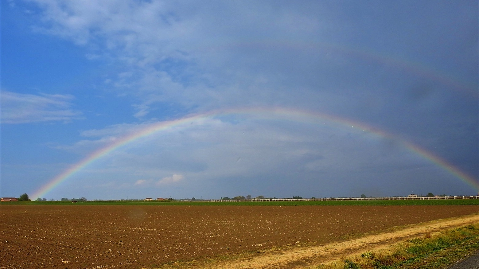 Dopo la pioggia 'spunta' l'arcobaleno (Scardovi)