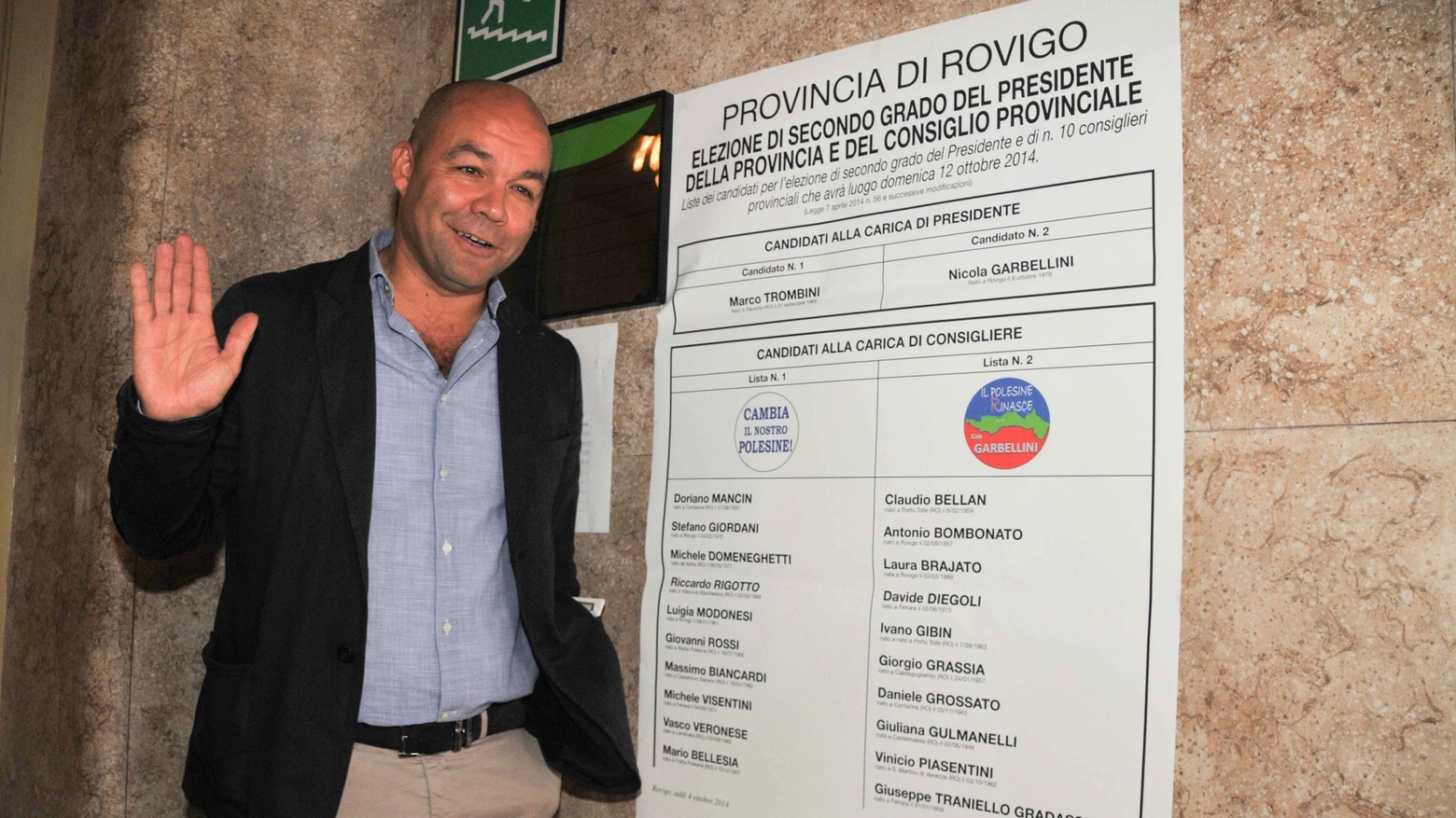 Marco Trombini, nuovo presidente della Provincia di Rovigo (foto Donzelli)