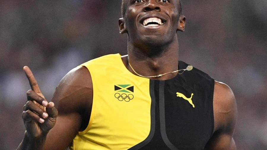 Il velocista jamaicano Usain Bolt, 35 anni, detentore di molti record