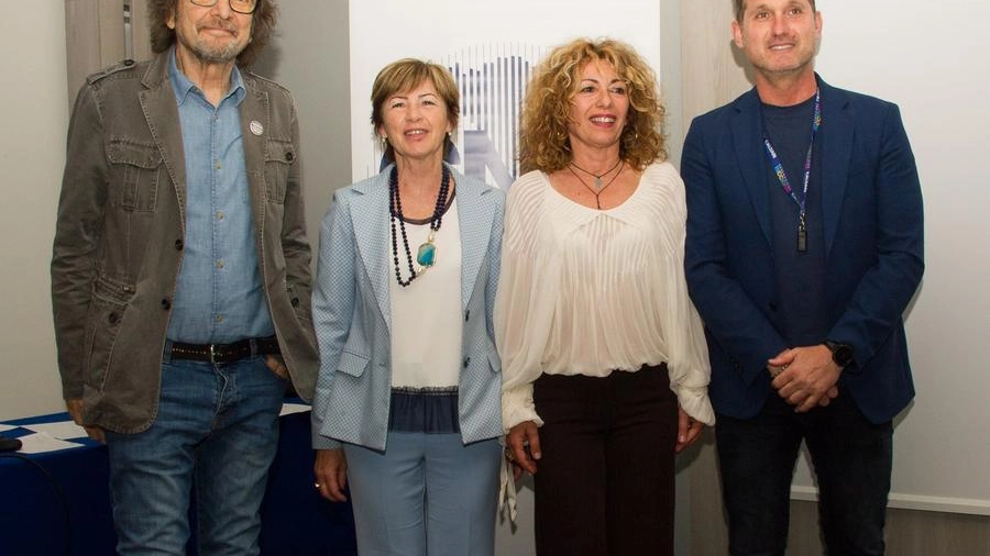 I 4 candidati sindaco di Riccione: da sinistra Cecchetto, Angelini, Sinicropi e Caldari