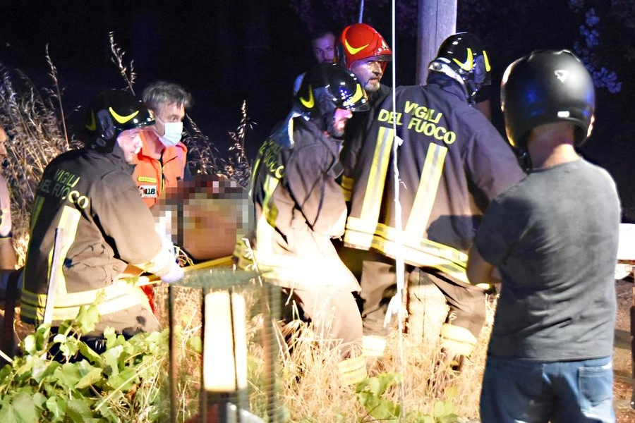 Incidente a Santarcangelo di Romagna (Foto Petrangeli)