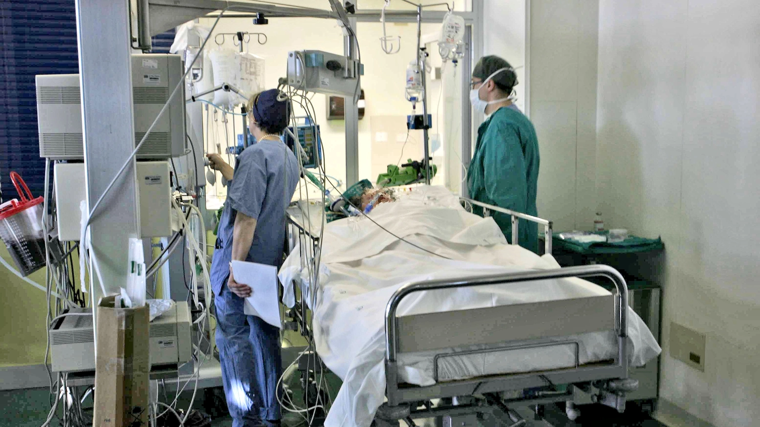 Un paziente in Rianimazione (foto d'archivio)