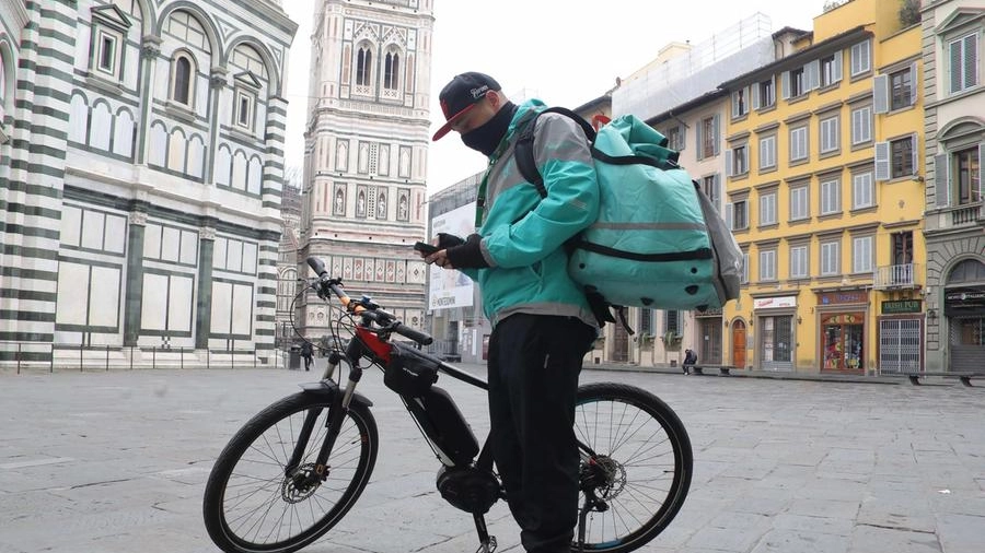 Un rider a Firenze (New Press Photo)