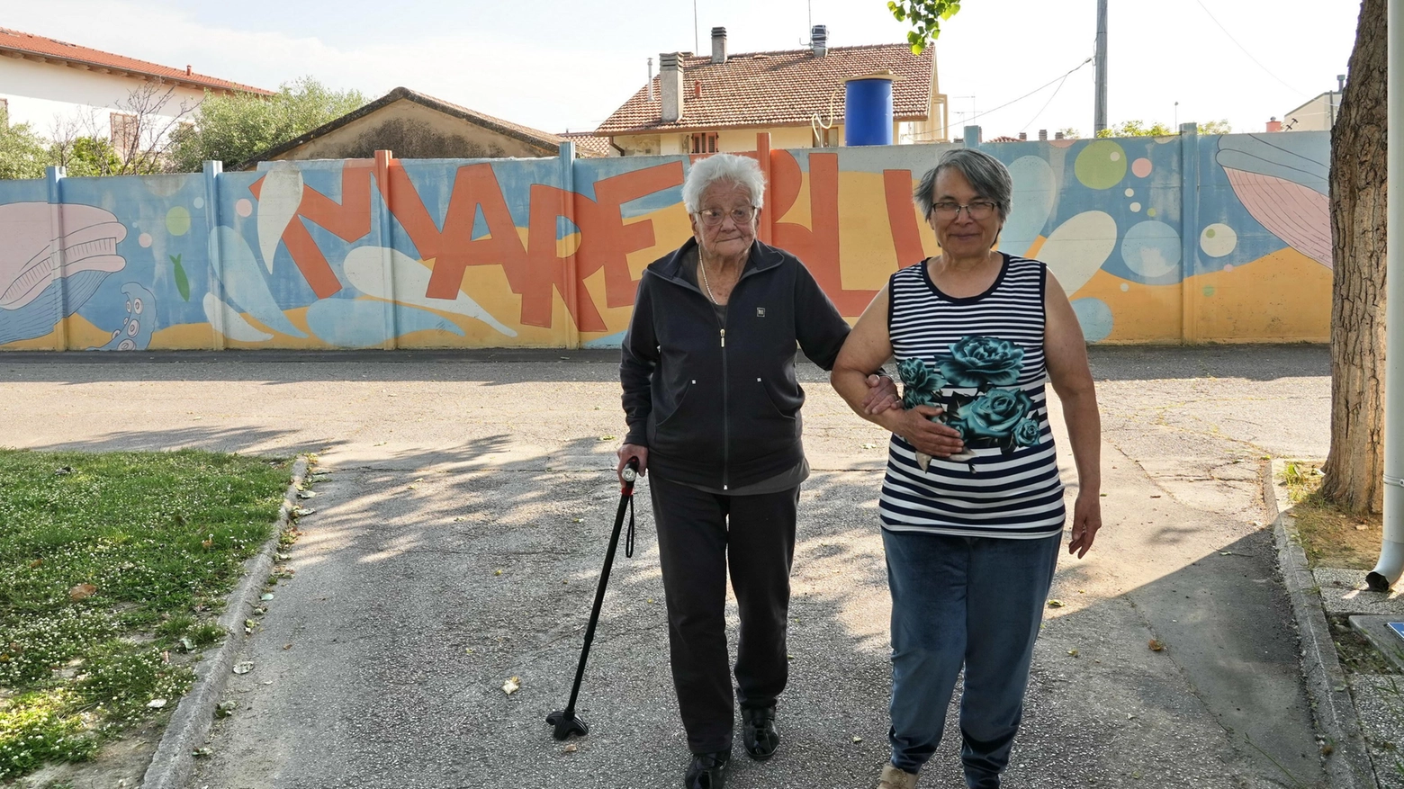 A 102 anni in vacanza a Torrette  "Amo Fano, non manco mai"