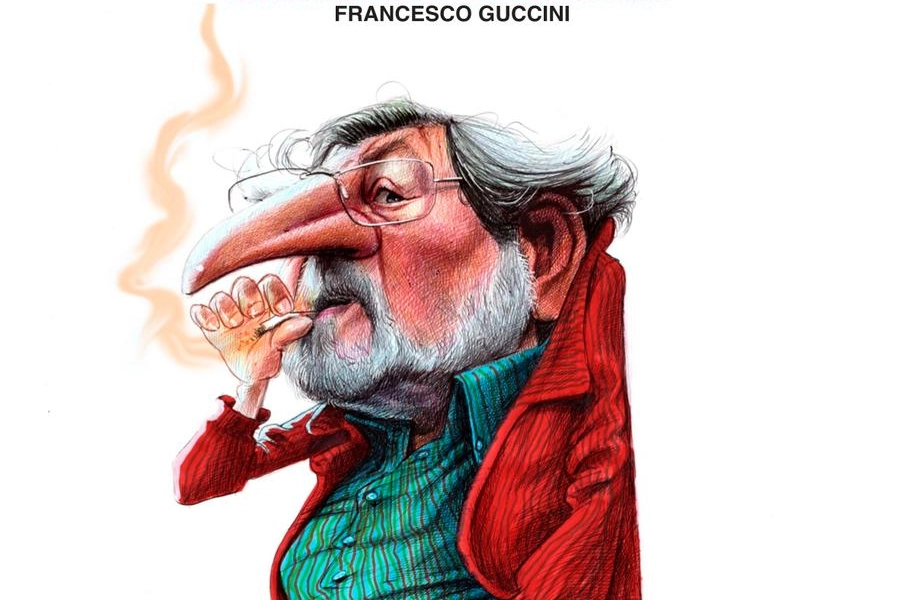 Francesco Guccini ritratto da Ernest Priego