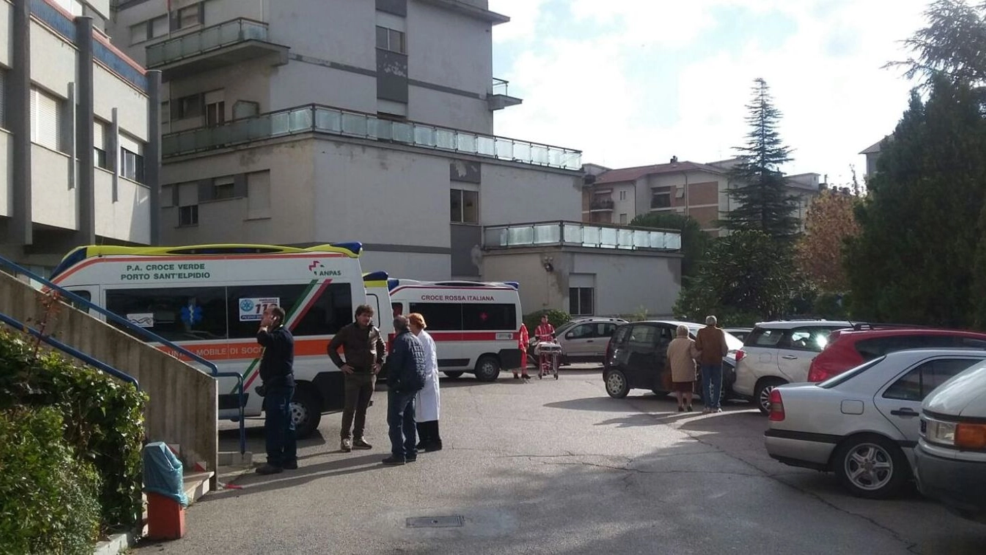 Alcuni reparti dell’ospedale di Tolentino sono stati evacuati