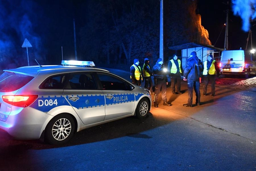 Missili in Polonia, la polizia sul posto (Ansa)