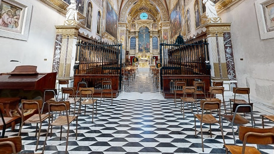 La chiesa di San Girolamo in 3D: ecco come appare la schermata del virtual tour