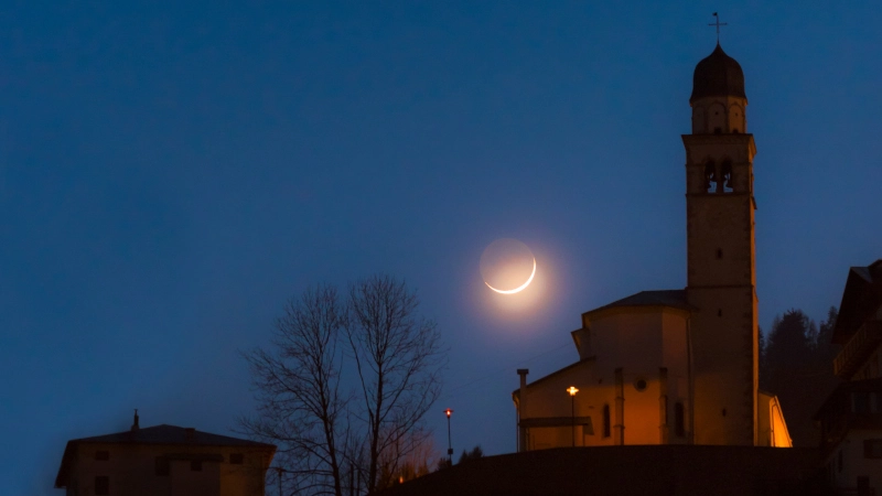 Luna cinerea foto di Giorgia Hofer pubblicata dalla Nasa