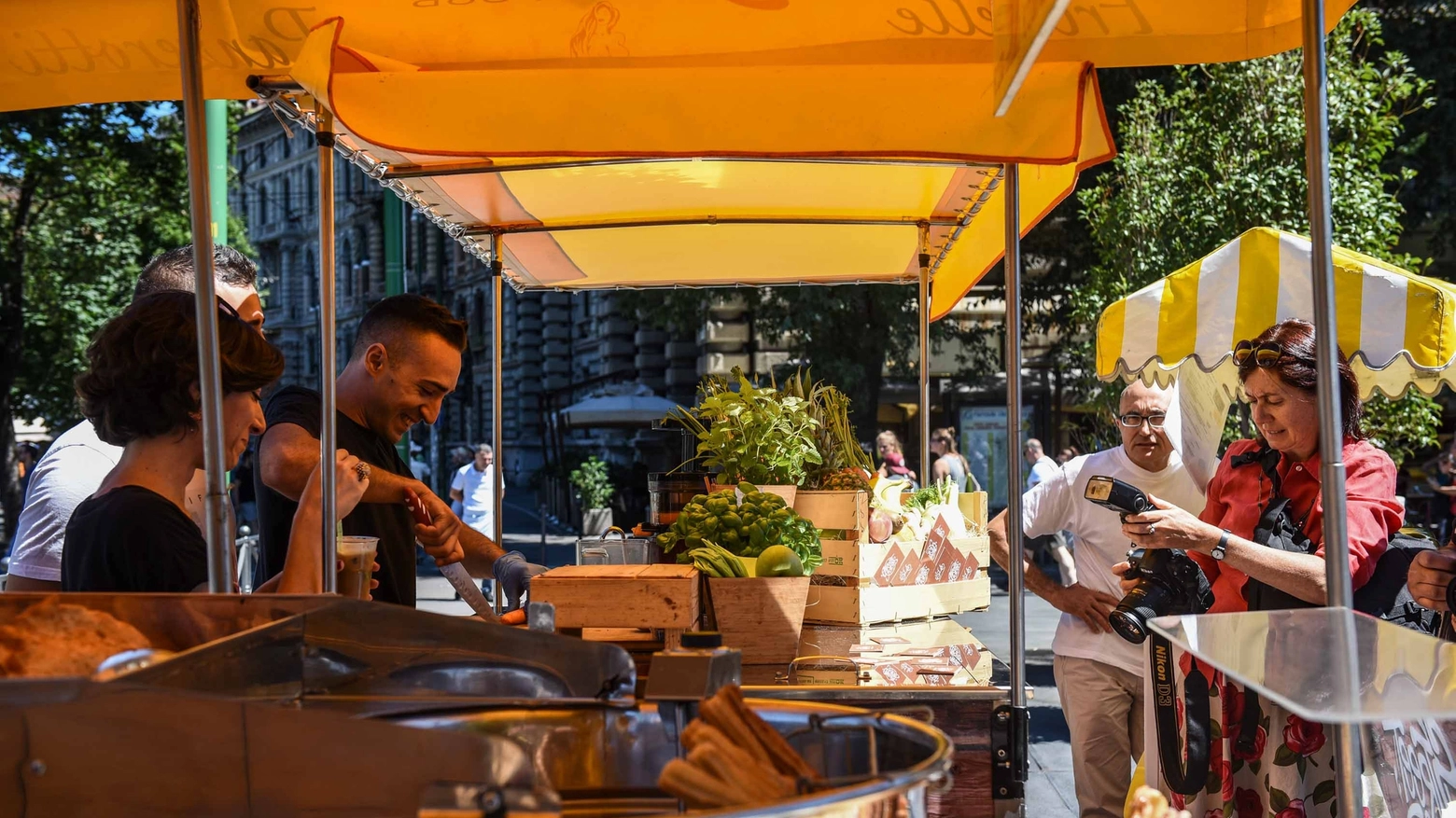 Tre giorni di street food a Casabianca con ‘Ti gusto al volo’ (Foto d'archivio Lapresse)