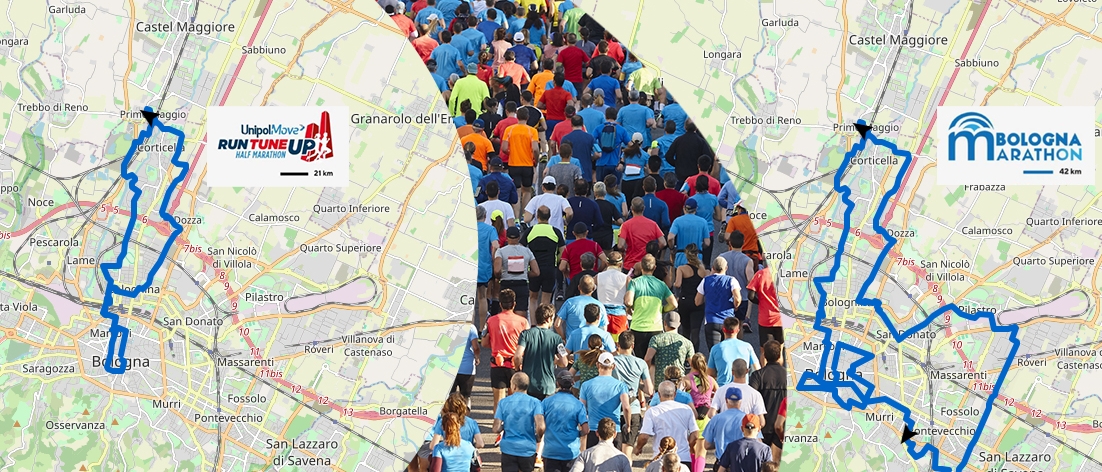 Bologna Marathon 2024: il percorso della gara
