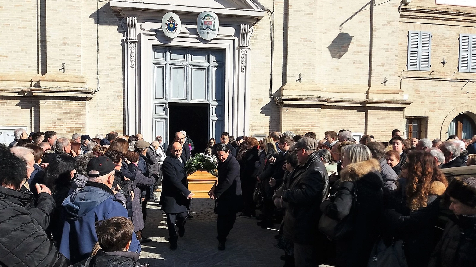 Funerale di Domenica Bassotti, chiesa gremita