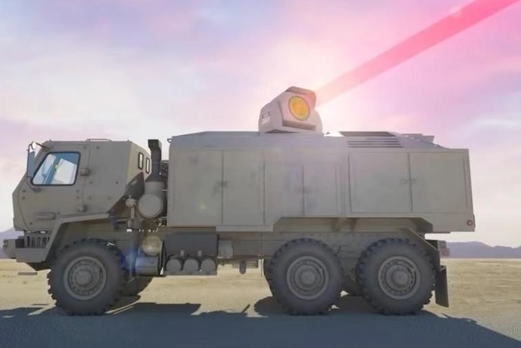 Un laser russo montato su un camion militare