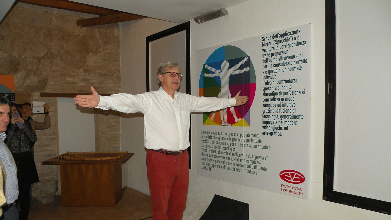 L'esposizione prevede un allestimento temporaneo dal 9 maggio al 15 ottobre 2015 dedicato alle proporzioni del corpo umano presso il Museo Leonardiano. L'evento rientra nell'ambito del progetto “Rinascimento e Rinascita".