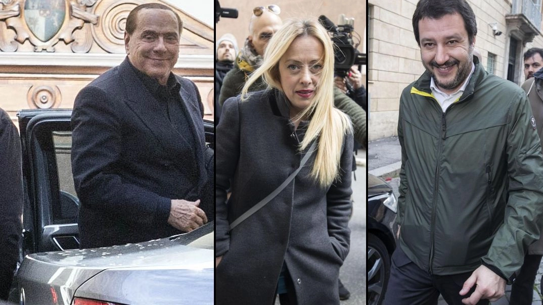 Summit del centrodestra: Berlusconi, Meloni e Salvini