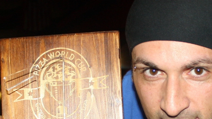 Gianluca Passetti, che ha vinto la World Cup dei pizzaioli