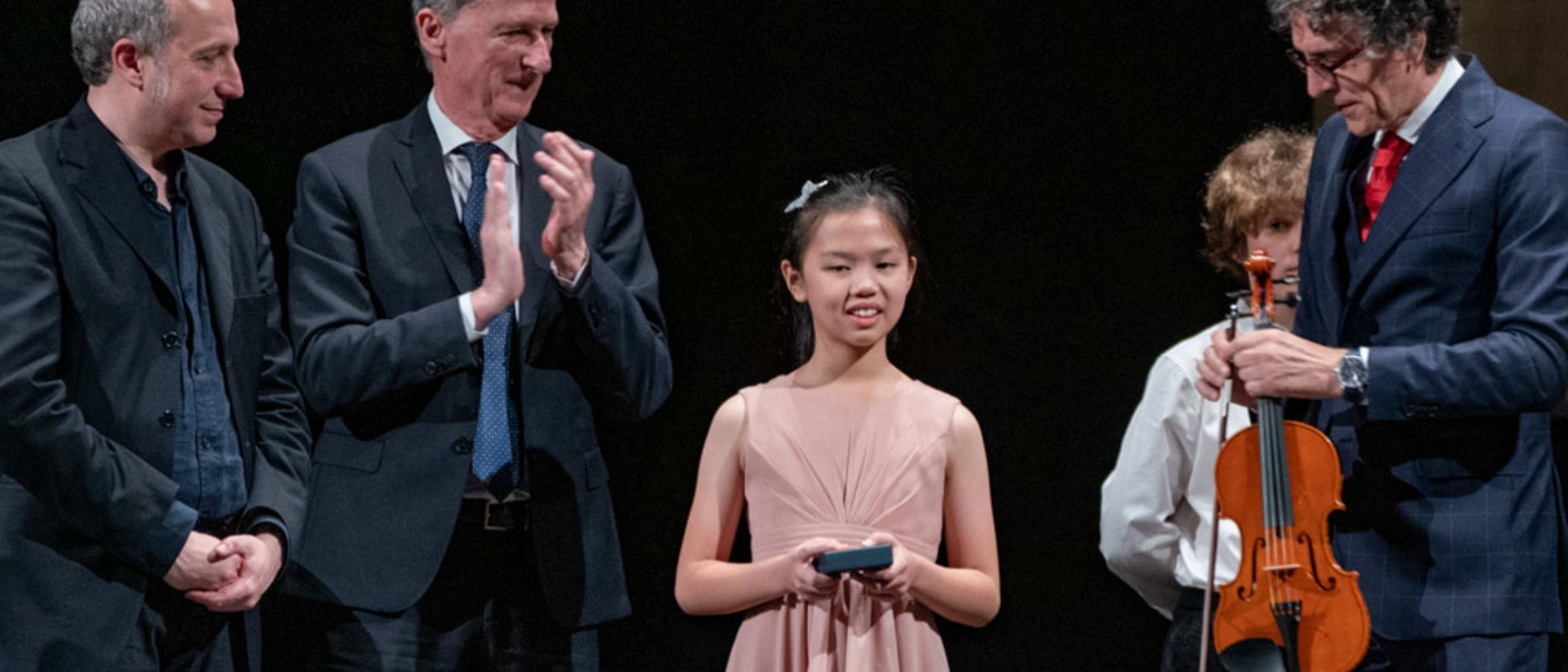 Sophia Fang, talento del violino sul podio del Postacchini di Fermo