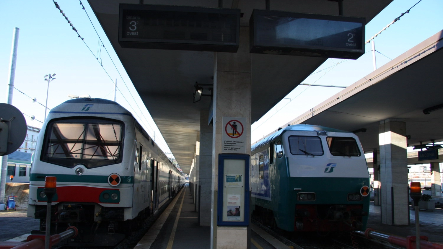 La stazione dei treni di Ancona (Antic)