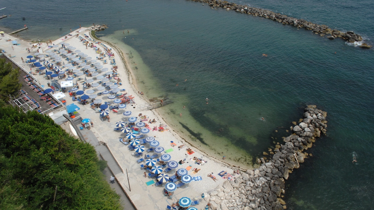 Ancona, divieto di balneazione tra Torrette e il Passetto (Foto Antic)