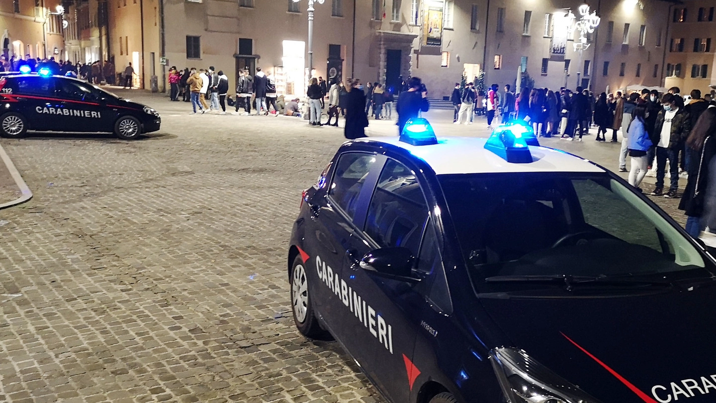 I controlli dei carabinieri in centro