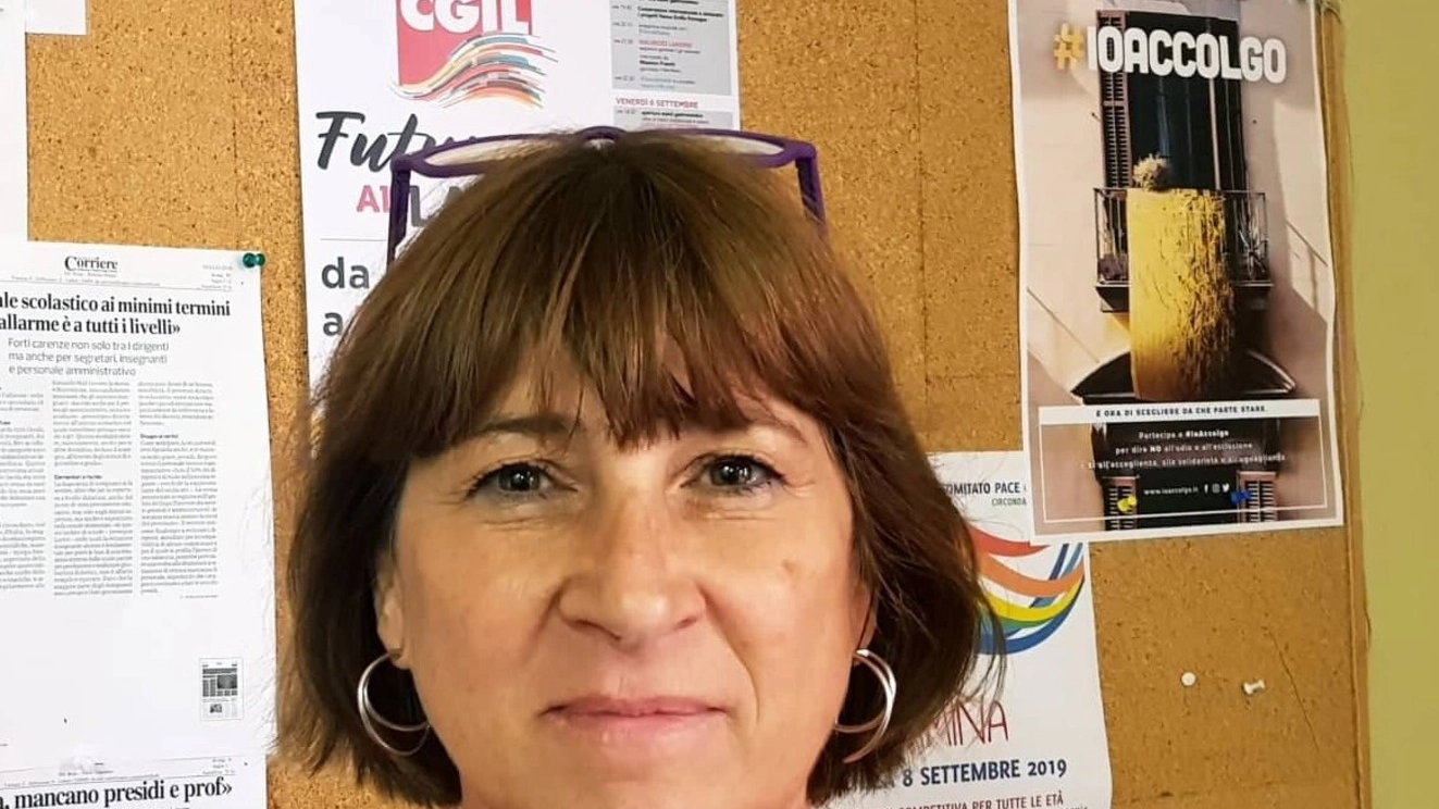 Alessandra Loreti, segretaria della Flc Cgil Imola (Foto Agnessi)