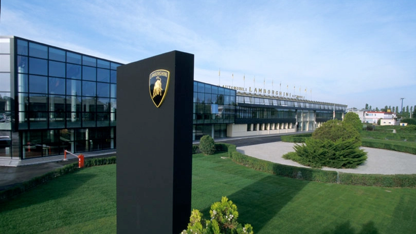 La sede della Lamborghini a Sant'Agata Bolognese