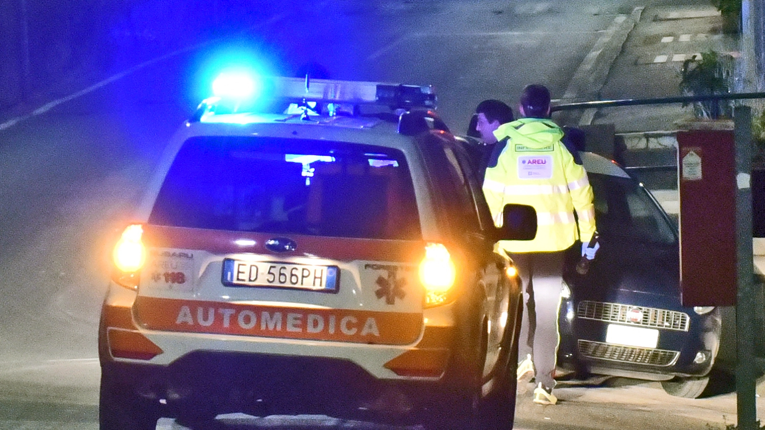 Ambulanza nella notte