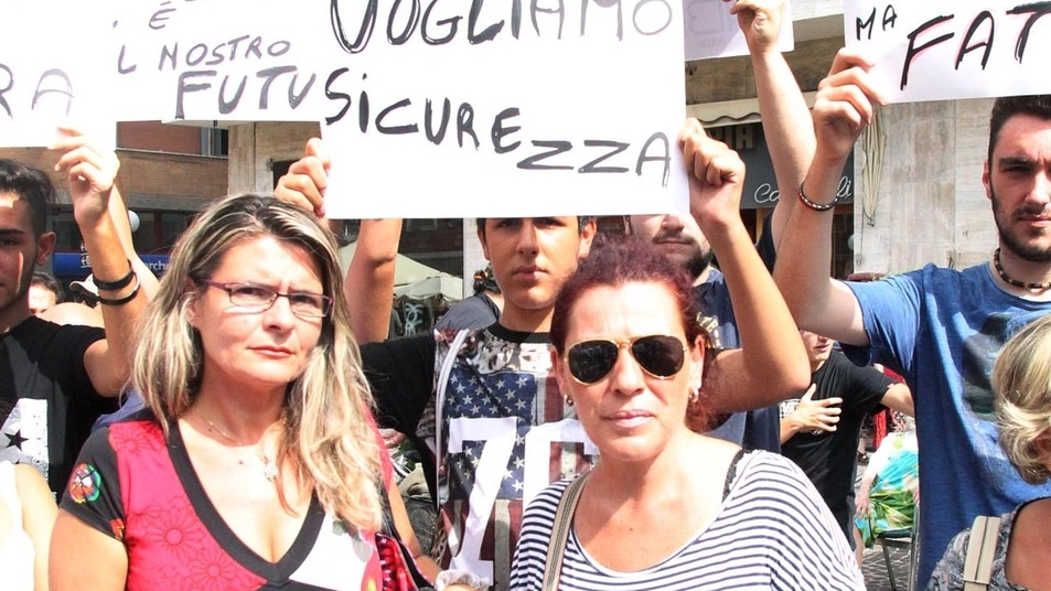 Pesaro, la protesta dell'Alberghiero