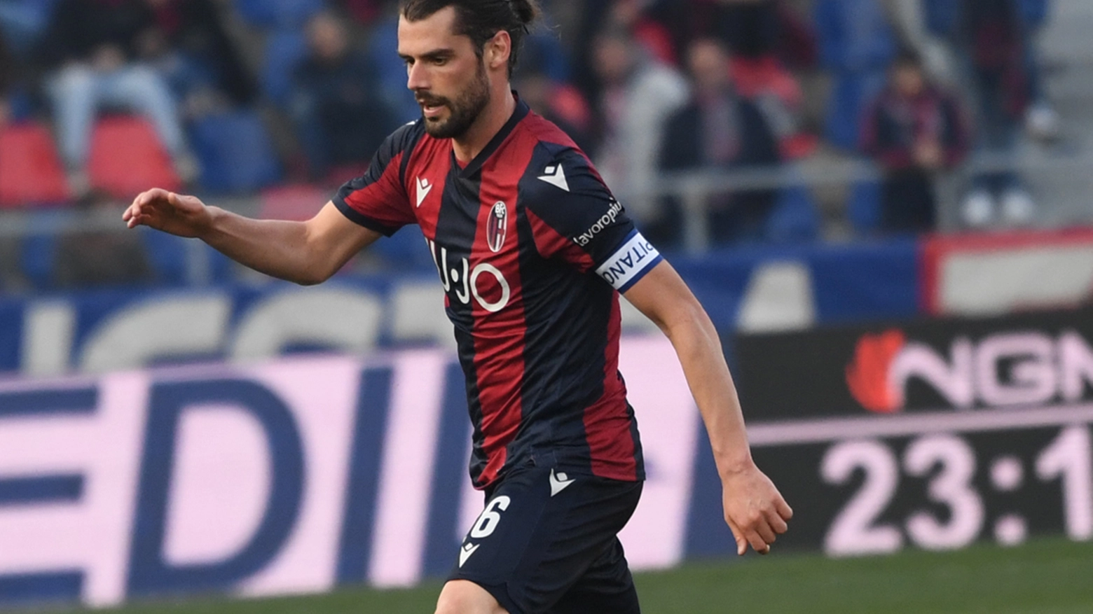 Capitan Poli in Bologna-Udinese (foto Schicchi)